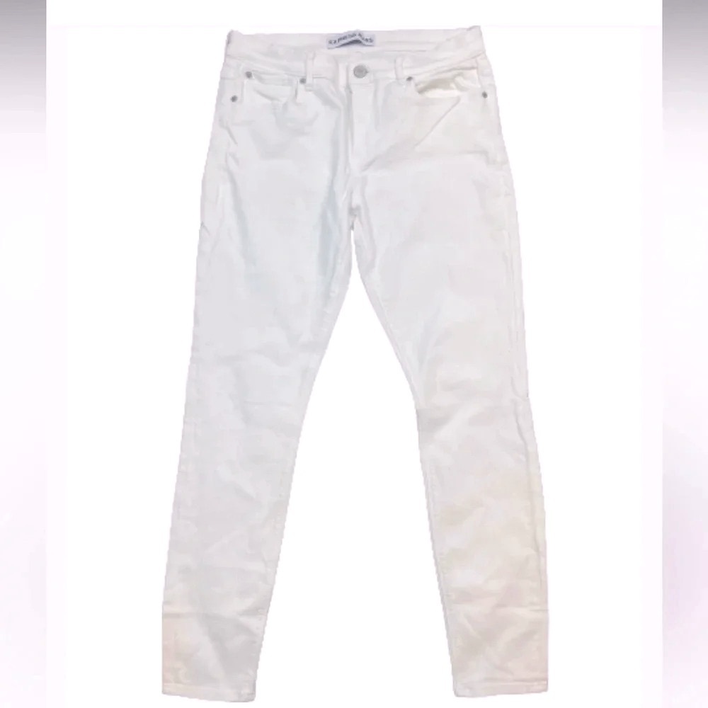 Express White Jeans Legging‎ Ankle skinny style Mia Midi rise stretch size 10